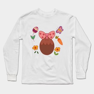 Adorable chocolate easter egg Long Sleeve T-Shirt